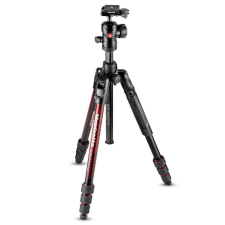 Manfrotto Befree Red Tripod Szett - Fényképezőgép Állvány Gömbfejjel (MKBFRTA4RD-BH) tripod