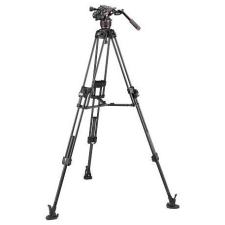 Manfrotto Nitrotech 608 fej + 645 Fast karbon állvány, k.terp ikerláb (MVK608TWINFC) fotó állvány