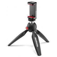 Manfrotto Pixi univerzális telefon tartóval (fekete) fotó állvány