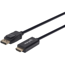 MANHATTAN 153188 video átalakító kábel 3 M HDMI Displayport Fekete (153188) kábel és adapter