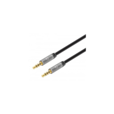 MANHATTAN 356015 audio kábel 5 M 3.5mm Fekete, Ezüst (356015) kábel és adapter