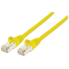 MANHATTAN Cat7 S/FTP Patch Kábel Cat6A csatlakozóval Sárga 1.5m KABMH740777 kábel és adapter