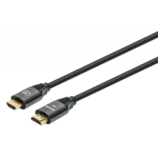 MANHATTAN HDMI - HDMI kábel 3m - Fekete kábel és adapter