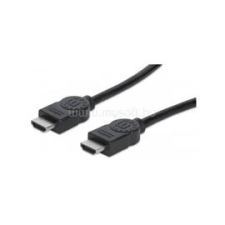 MANHATTAN Kábel - HDMI to HDMI (Ethernet HEC, ARC, 3D, 4K,  Shielded,  3m, Fekete) (MANHATTAN_323222) kábel és adapter