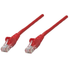 MANHATTAN Kábel - U/UTP Patch (RJ45 to RJ45, Cat6, 1m, Piros) kábel és adapter