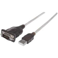 MANHATTAN Konverter USB-Seriell 1-Port (205153) kábel és adapter