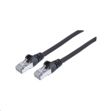 MANHATTAN SFTP LSOH Cat7 Patch kábel, 5m, fekete (740937) (740937) - UTP kábel és adapter