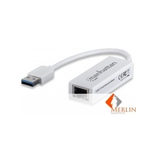 MANHATTAN USB 2.0 Ethernet adapter átalakító /506731 / kábel és adapter