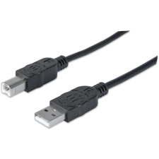 MANHATTAN USB A/USB B 1m USB kábel USB 2.0 Fekete (306218) kábel és adapter
