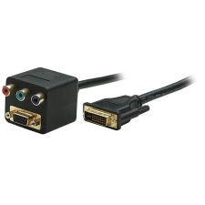 MANHATTAN video splitter DVI-VGA+RGB Kábel kábel és adapter