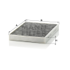 MANN FILTER CUK2680 aktívszenes pollenszűrő