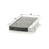 MANN FILTER CUK3337 aktívszenes pollenszűrő