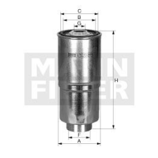 MANN-FILTER Légszűrő MANN-FILTER C 1923 levegőszűrő
