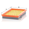 MANN FILTER MANN FILTER C 2964 Levegőszűrő, C2964