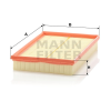 MANN FILTER MANN FILTER C 2998/5 x Levegőszűrő, C2998/5X