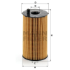 MANN FILTER MANN FILTER HU 934/1 x Olajszűrő, HU934/1X