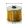 MANN FILTER Üzemanyagszűrő 565P923.1X - Hyster