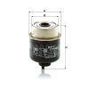 MANN FILTER Üzemanyagszűrő 565WK8112 - JCB