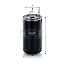 MANN FILTER Üzemanyagszűrő 565WK950.3 - Hitachi üzemanyagszűrő