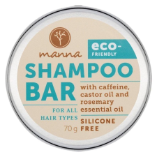 Manna Szilárd sampon koffeinnel, ricinusolajjal 70g sampon
