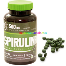 MannaVita Spirulina alga 180 db tabletta 500 mg - MannaVita vitamin és táplálékkiegészítő