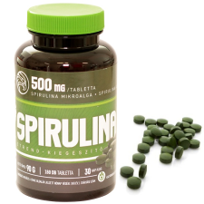 MannaVita SPIRULINA tabletta 500mg étrend-kiegészítő, 180db vitamin és táplálékkiegészítő