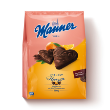 Manner Herzen orange 300 g csokoládé és édesség