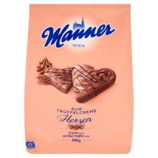  Manner Rumos-Trüffeles Ostyaszívek 300g /10/ csokoládé és édesség