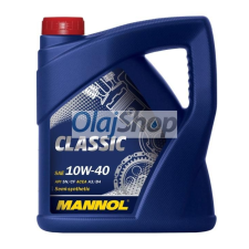 Mannol CLASSIC 10W-40 (4 L) Motorolaj motorolaj