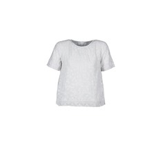 Manoush Rövid ujjú pólók COTONNADE SMOCKEE Fehér DE 36