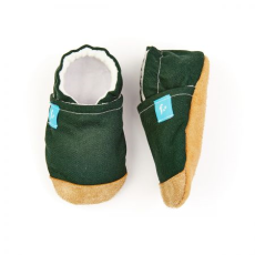 Manubaba Puhatalpú kiscipő az első lépésekhez - Zöld