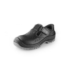 Manutan Acélvégű szandál SAFETY STEEL IRON S1, 47-es méret munkavédelmi cipő