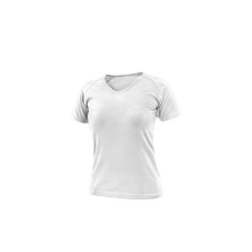 Manutan CXS ELLA póló, női, rövid ujjú, fehér, 3XL-es méret