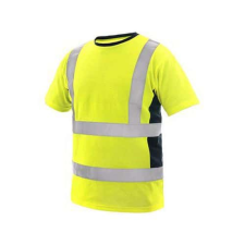 Manutan EXETER póló, figyelmeztető, férfi, sárga, 5XL-es méret munkaruha