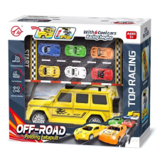 Manyuk Toys Autókilövő állomás - 80 cm autópálya és játékautó