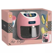 Manyuk Toys Forrólevegős sütő hang- és fényhatásokkal - Színváltó ételekkel - Rózsaszín (6614B) konyhakészlet