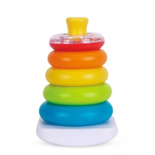 Manyuk Toys Színes karikatorony, 6 db-os barkácsolás, építés