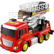 Manyuk Toys Tűzoltóautó hang- és fényhatásokkal, 26.5 cm autópálya és játékautó