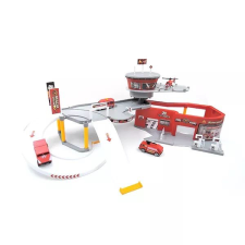 Manyuk Toys Tűzoltósági központ parkolóval autópálya és játékautó