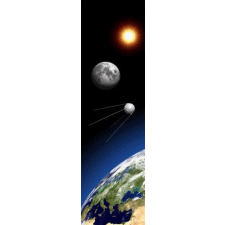 Mapcards.net s.r.o. Mapcards 3D könyvjelző (21x5,5 cm) Sputnik ajándékkönyv