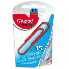 MAPED 342011 Gemkapocs 50mm - Színes (15db) gemkapocs, tűzőkapocs