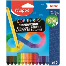 MAPED Color&#039;Peps INFINITY színesceruza készlet, háromszögletű, 12 szín színes ceruza