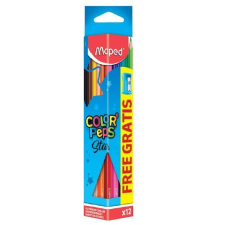 MAPED Color&#039;Peps színes ceruza készlet hegyezővel, 12 különböző szín (183213) színes ceruza