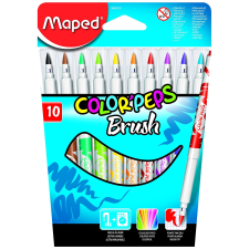 MAPED Color'Peps Brush 2.8 mm Filctoll készlet -10 szín (848010) filctoll, marker