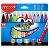 MAPED Color'Peps Maxi 1-5 mm Filctoll készlet -12 szín