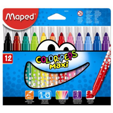 MAPED Color'Peps Maxi 1-5 mm Filctoll készlet -12 szín filctoll, marker