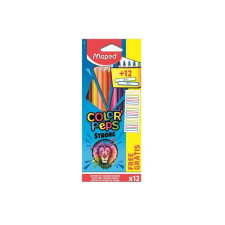 MAPED "Color'Peps Strong" színes ceruza készlet matricával (12 db / csomag) színes ceruza