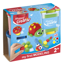 MAPED Creativ Gyurma készlet 4×120 g - Vegyes színek (4 db/csomag) (907200) gyurma