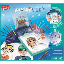 MAPED CREATIV Kreatív rajzkészlet kiegészítőkkel, MAPED CREATIV "Avatar Studio" kreatív és készségfejlesztő