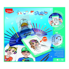 MAPED CREATIV - Kreatív rajzkészlet kiegészítőkkel, "Avatar Studio" kreatív és készségfejlesztő